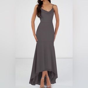 Azazie Summer Asymmetrical Chiffon Dress. Never worn with tags still on.